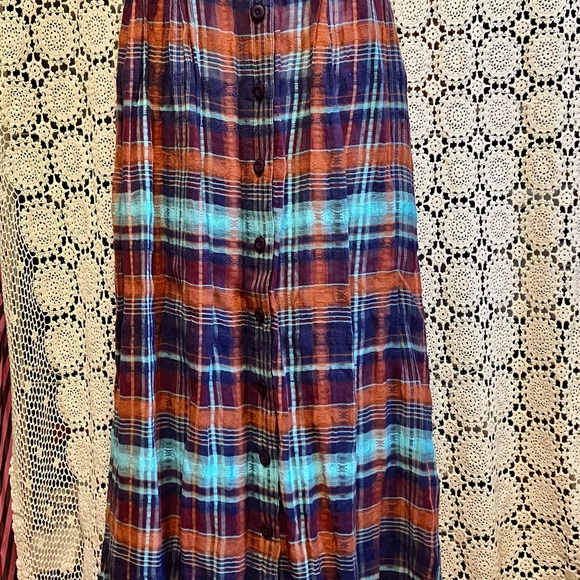 Ace & Jig Woven Ikat Gauze Midi Med - Picture 1 of 4